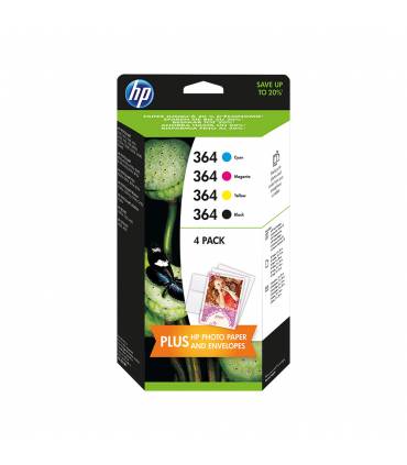 Tinta HP Pack 364 Negro / Colores