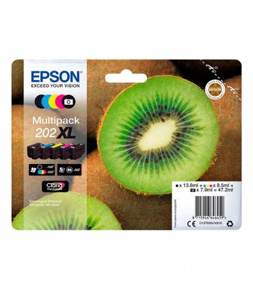 Tinta Epson Multipack 202XL Negro + Color