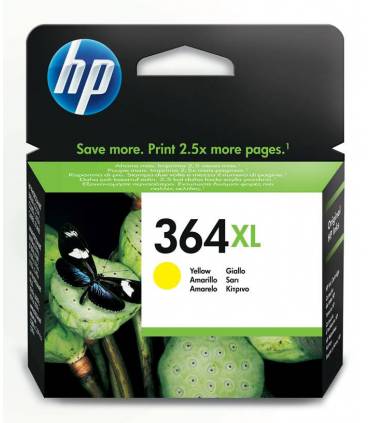 Tinta HP 364XL Amarillo