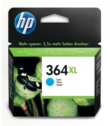 Tinta HP 364XL Cian