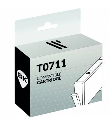 Tinta Epson T0711 negro compatible