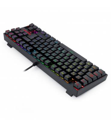 Teclado mecánico RGB KUMARA negro, blue switch