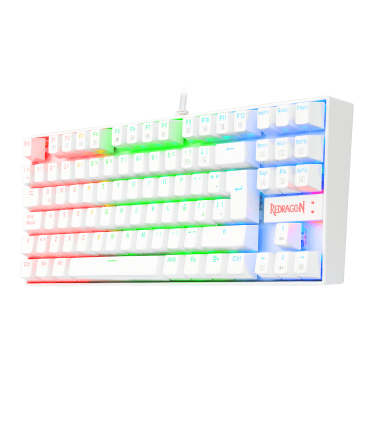 Teclado mecánico RGB K552RGB KUMARA WHITE, blue switch
