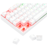 Teclado mecánico RGB K552RGB KUMARA WHITE, blue switch