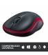 Logitech M185 Ratón Inalámbrico 1000DPI Rojo