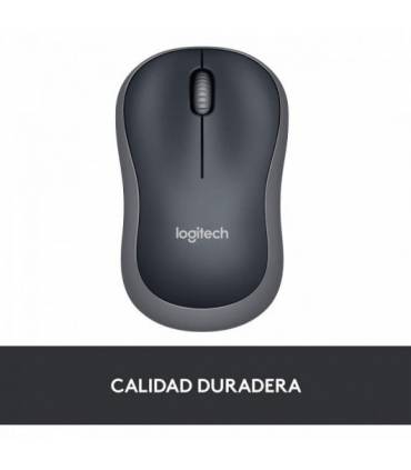 Logitech M185 Ratón Inalámbrico 1000DPI Gris