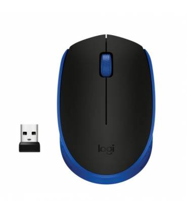 Logitech M171 Ratón Inalámbrico Azul