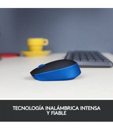 Logitech M171 Ratón Inalámbrico Azul
