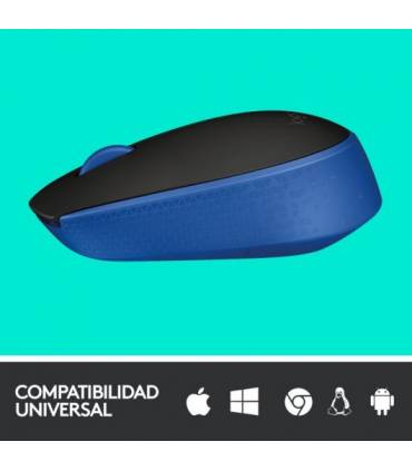 Logitech M171 Ratón Inalámbrico Azul
