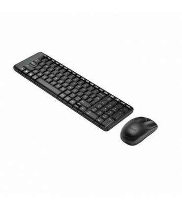 Kit teclado ratón inalámbricos Logitech MK220 negro