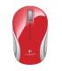 Logitech M187 inalámbrico Rojo