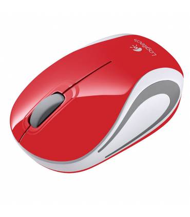 Logitech M187 inalámbrico Rojo