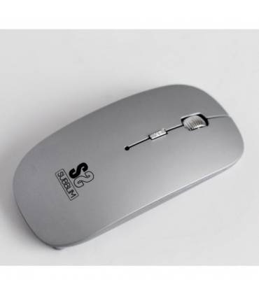 Ratón Bluetooth Subblim Flat Plata
