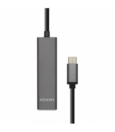 Hub USB 3.1 Tipo-C Aisens A109-0403/ 4 Puertos USB