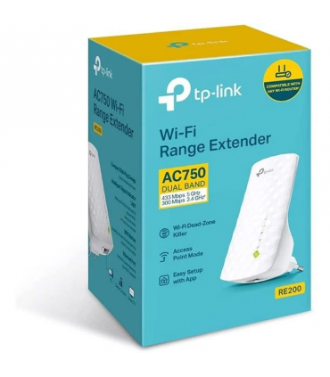 Repetidor Inalámbrico TP-Link AC750 750Mbps/ 3 Antenas Internas