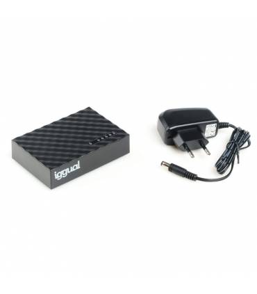 Iggual GES5000 Gigabit Ethernet Switch 5x1000 Mb