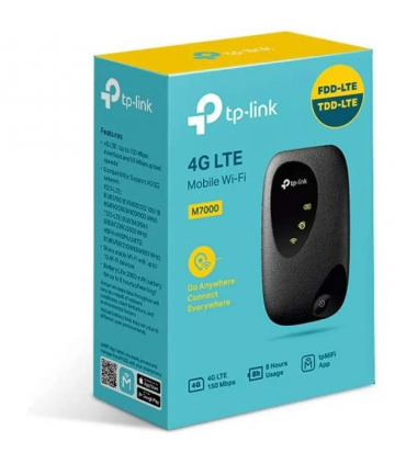 Router Inalámbrico 4G TP-Link M7000 300Mbps/ 2.4GHz/ WiFi 802.11b/g/n