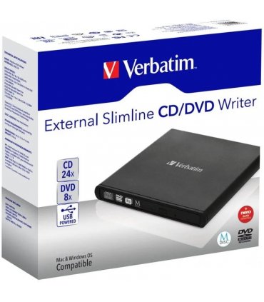 Grabadora Externa CD/DVD Verbatim 53504