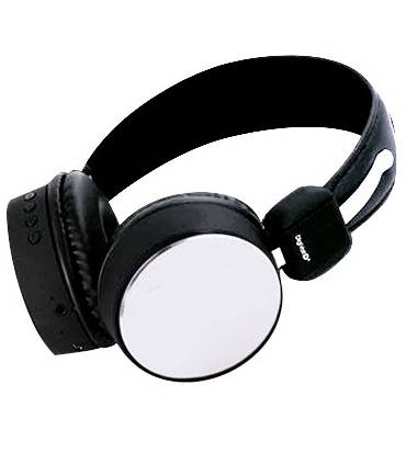 HEADSET BLUETOOTH DIGIVOLT HP-654 ALTAVOCES DE 40mm BATERIA 300mAh MICROFONO INTEGRADO RANURA MICROSD COLOR SILVER