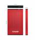 CAJA EXTERNA TOOQ TQE-2527R 2,5" 9,5 MM SATA USB 3.0/3.1 ROJO