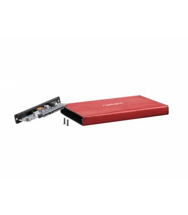 CAJA EXTERNA NATEC RHINO GO DISCO DURO 2,5" USB 3.0 SATA ROJA