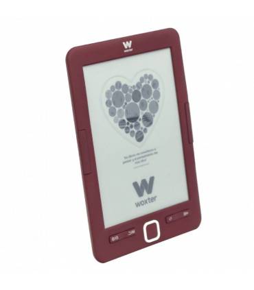 Libro electrónico Ebook Woxter Scriba 195/ 6"/ tinta electrónica/ Rojo