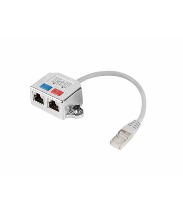 Adaptador Lanberg RJ45 M a Rj45 Doble H