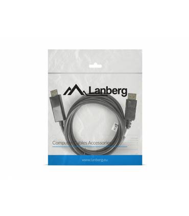 Cable Adaptador DisplayPort a HDMI 1,8 Mts Lanberg