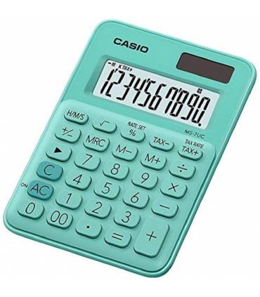 Calculadora Casio MS-7UC/ Verde